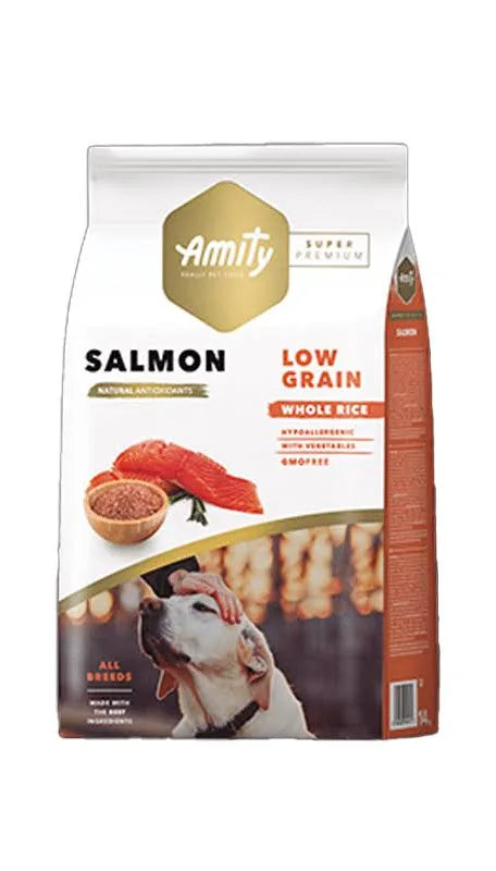 Amity low adulto salmón 4kg