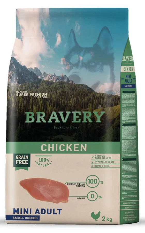 Bravery Chicken Mini Adult Small Breeds 2 Kg