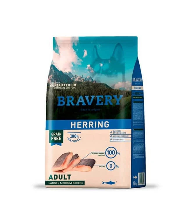 Bravery Herring Adult Large/Medium Breeds 4 Kg