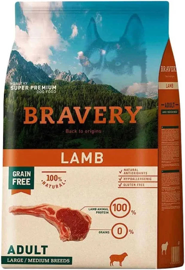 Bravery Lamb Adult Large/Medium Breed 12 Kg
