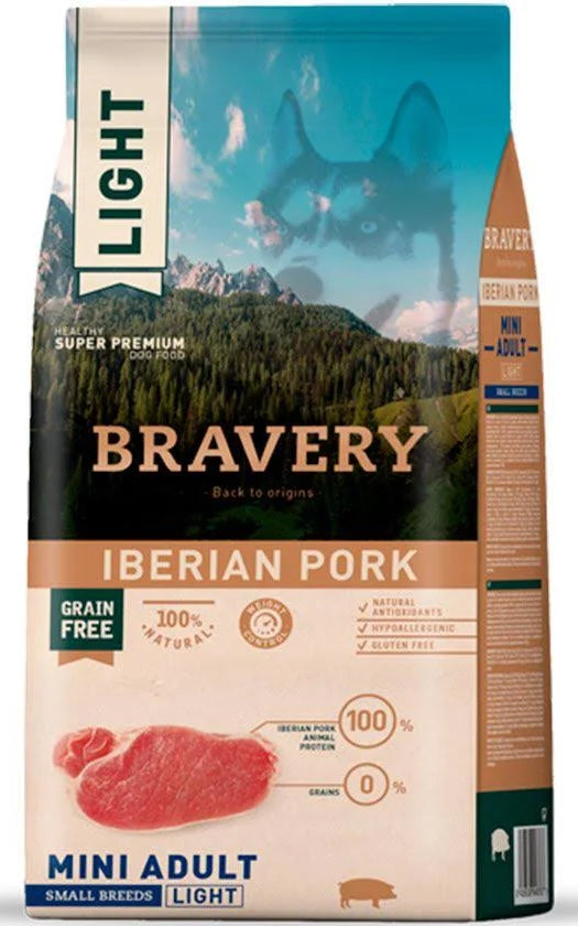 Bravery Light Iberian Pork Mini Adult Small Breeds 7 Kg