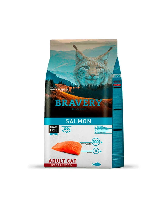 Bravery Salmon Adult Cat Sterilized 2 Kg