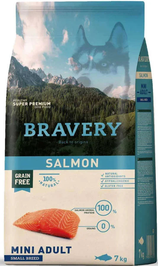 Bravery Salmon Mini Adult Small Breeds 7 Kg