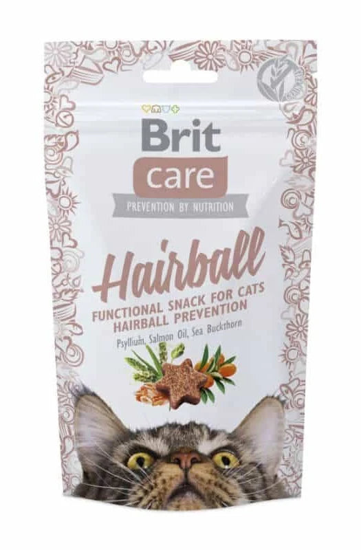 Brit Care Cat Snack Hairball 50 G