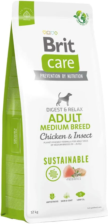 Brit Care Dog Chicken & Insect Adult Medium Breed 12 Kg