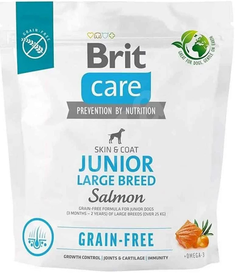 Brit Care Dog Grain-Free Junior Large Breed Salmon 1 Kg