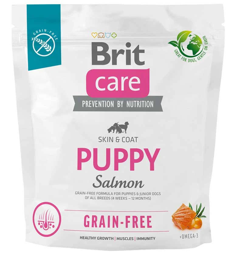 Brit Care Dog Grain-Free Puppy Salmon 1 Kg