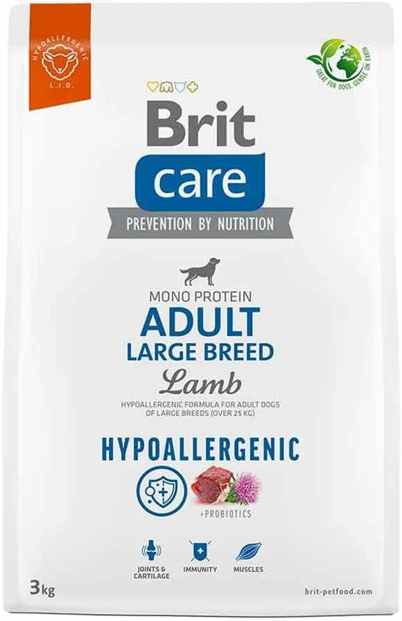 Brit Care Dog Hypoallergenic Adult Large Breed Lamb 3 Kg