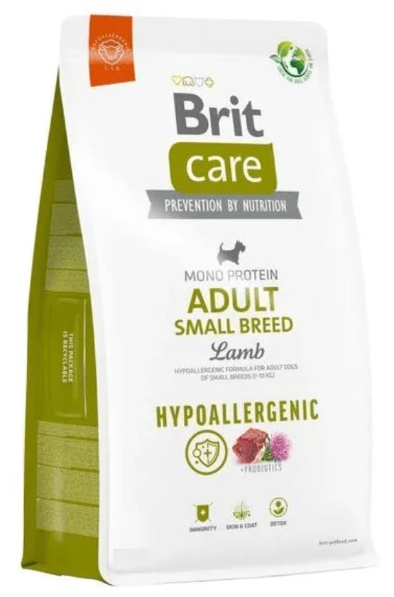 Brit Care Dog Hypoallergenic Adult Small Breed Lamb 3 Kg