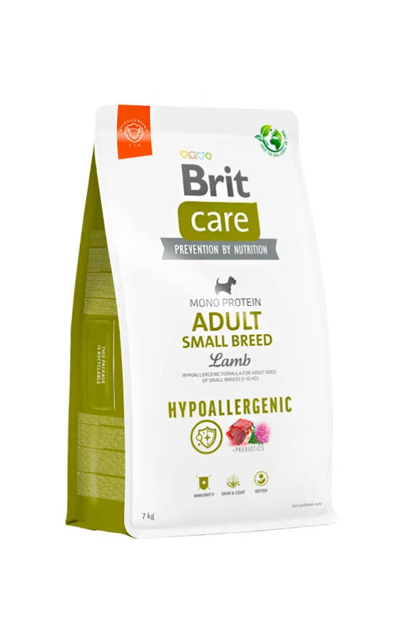 Brit Care Dog Hypoallergenic Adult Small Breed Lamb 7.5 Kg