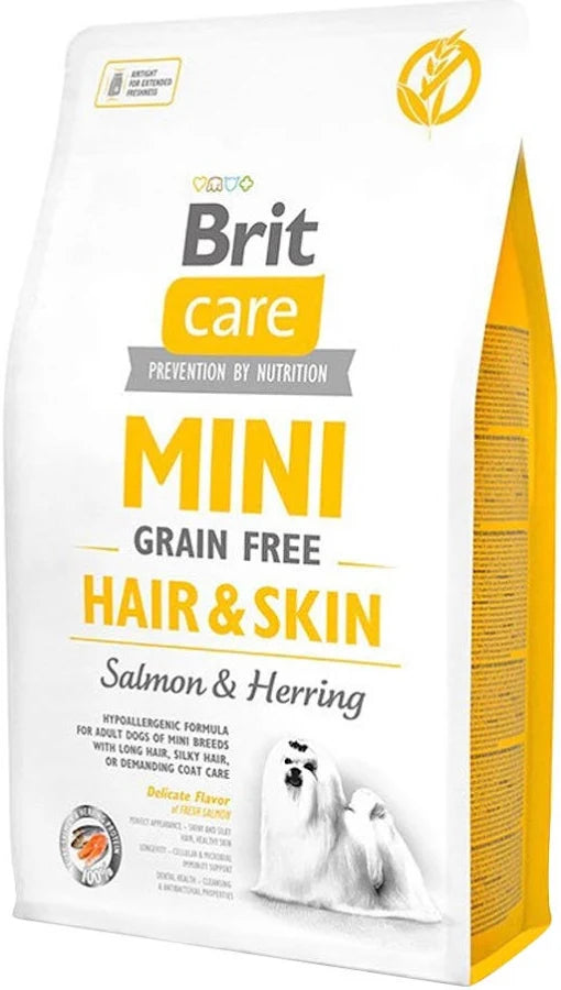 Brit Care Mini Gf Hair & Skin 7 Kg