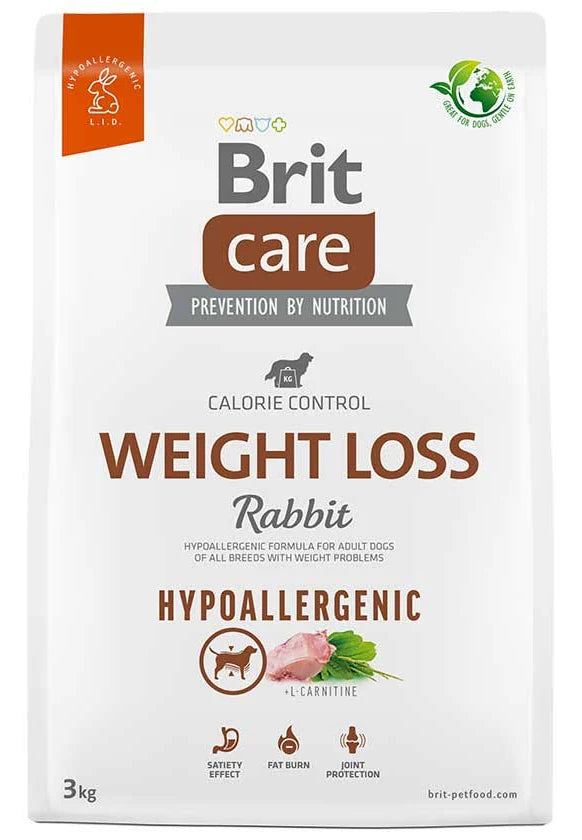 Brit Care Dog Hypoallergenic Weight Loss Rabbit 1 Kg