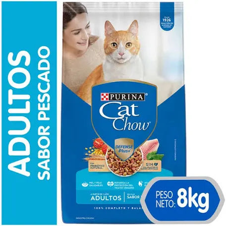 CAT CHOW Adultos Pescado 8 Kg