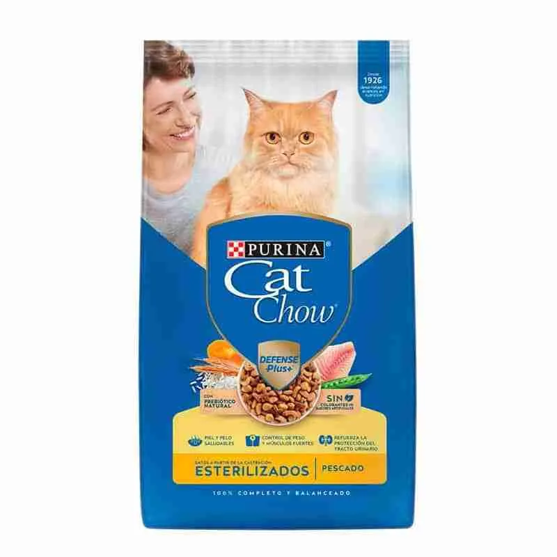 CAT CHOW Esterilizado DefensePlus 8 Kg