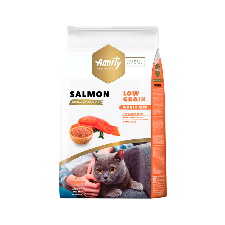 Amity Low Grain Salmon Gato Adulto 2Kg