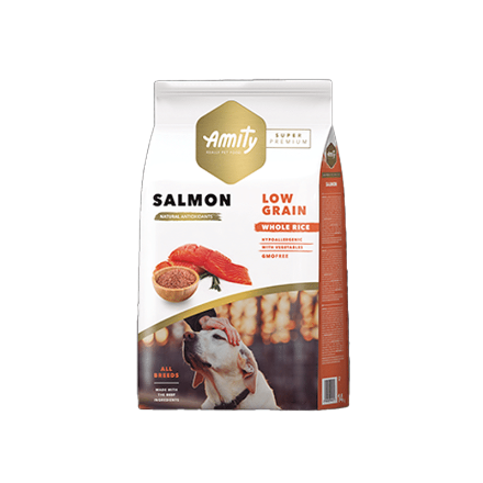 Amity Low Grain Salmon Adulto 14Kg