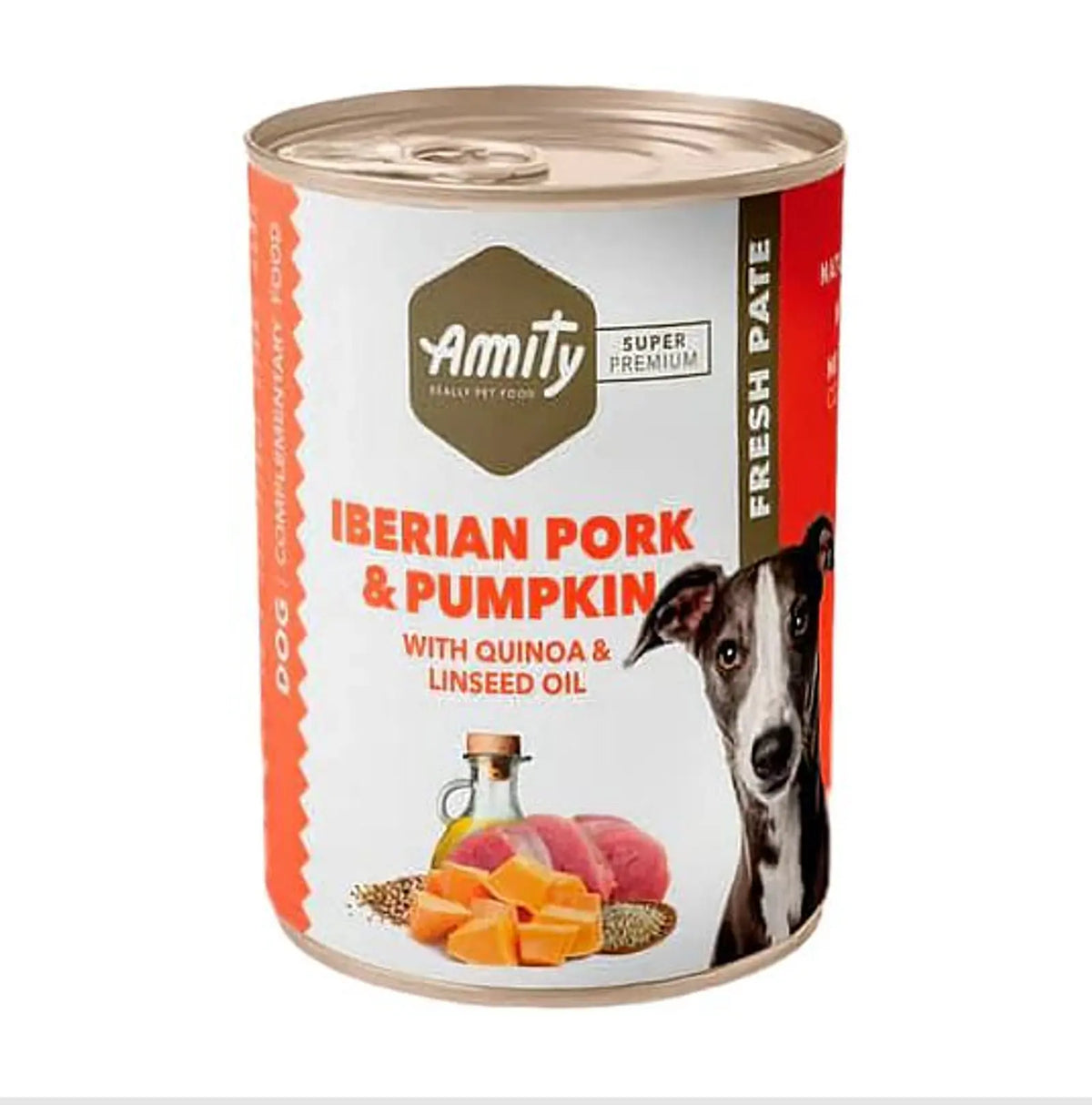 Lata Amity Dog Iberian Pork&Pumpkin 400Gr
