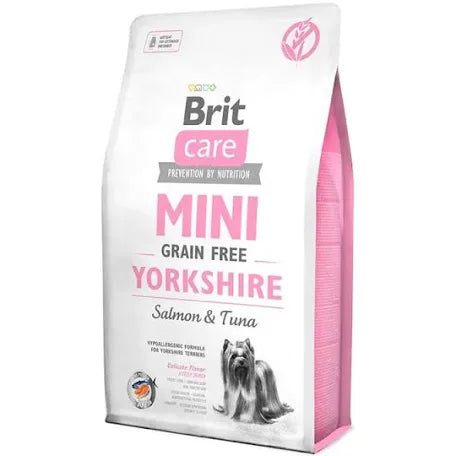 Brit Care MINI -Grain Free- Yorkshire Salmon & Tuna 2kg Perro Adulto Alimento Seco