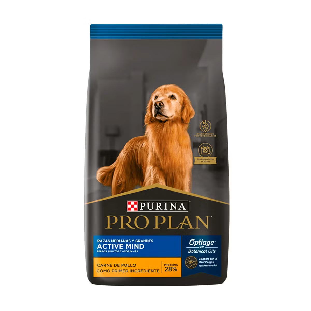 Pro Plan Active Mind +7 Razas Medianas y Grandes Alimento Seco Perros 12 Kg