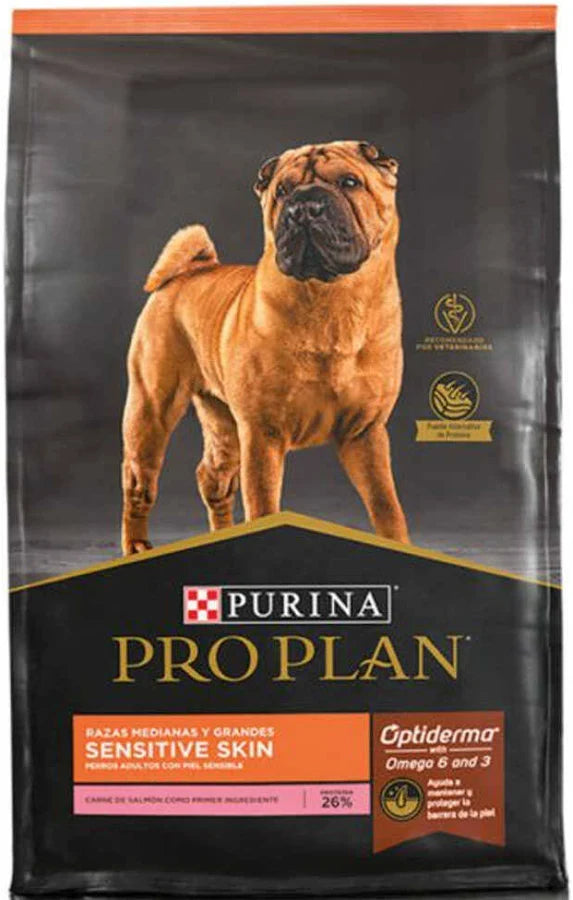 Proplan Sensitive Skin Raza Mediana Salmon 3Kg