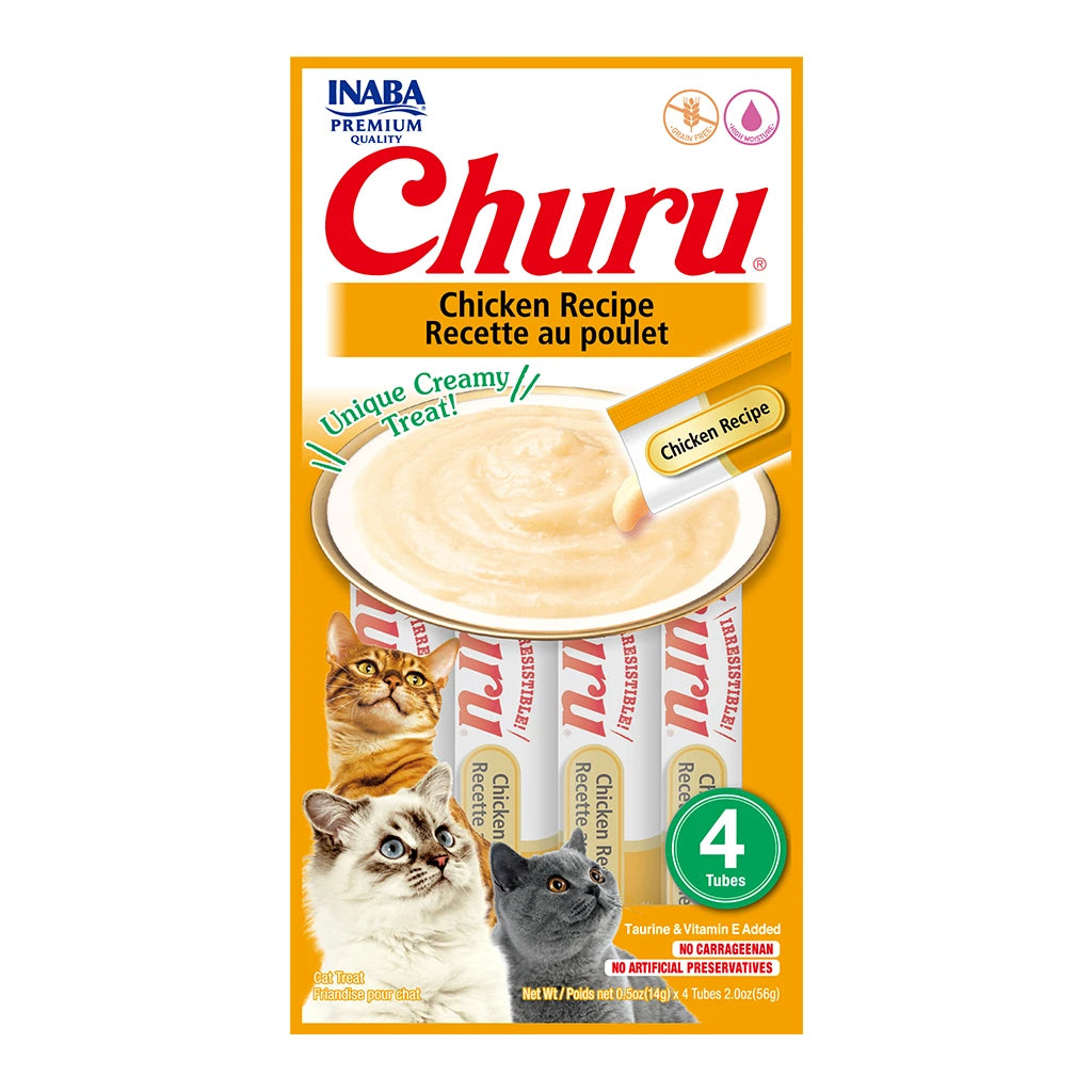 Churu Pollo* (paquete conteniendo 4 tubitos)