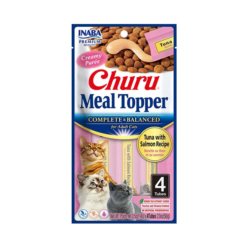 Nuevo * Churu Meal Topper Atún y Salmón - Gato