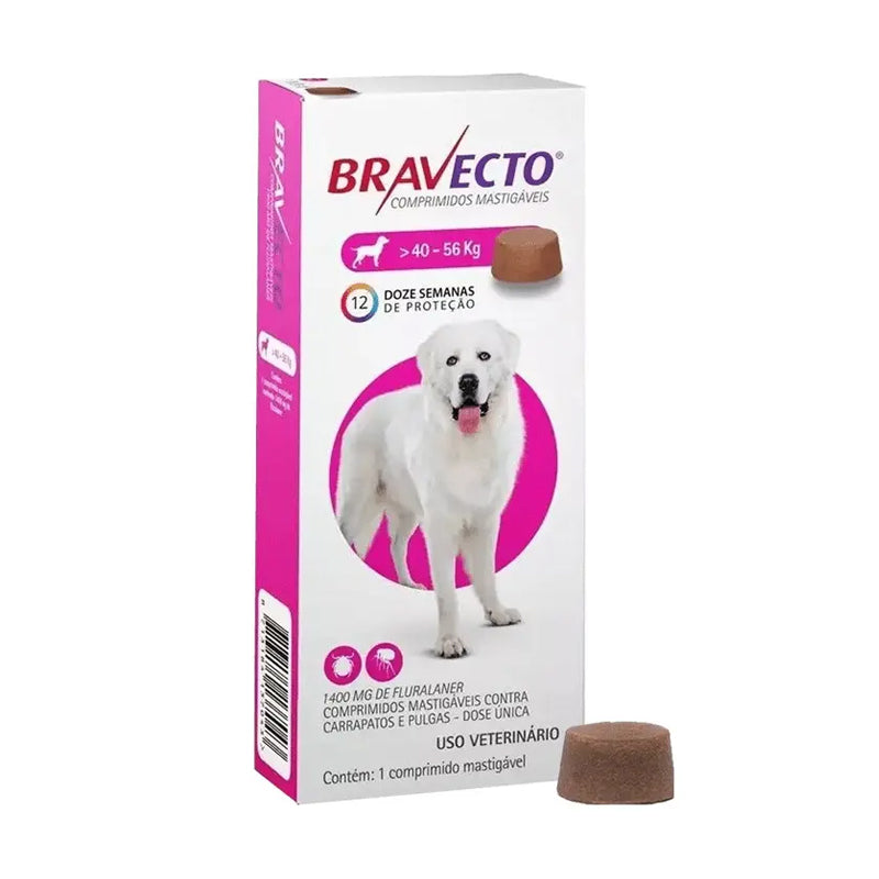 Bravecto 40kg a 56 kg - 12 Semanas