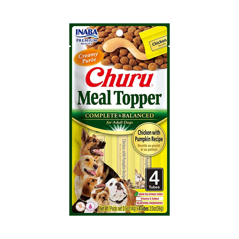Nuevo * Dog Churu Meal Topper Pollo y Calabaza