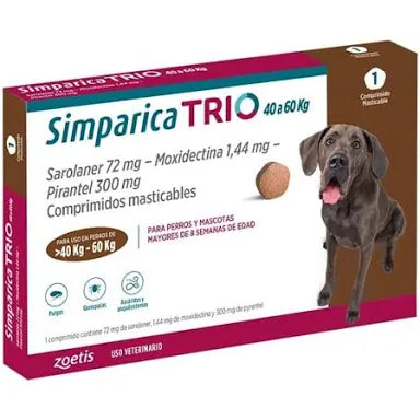 Simparica Trio 40.1-60kg - 1 Comprimido