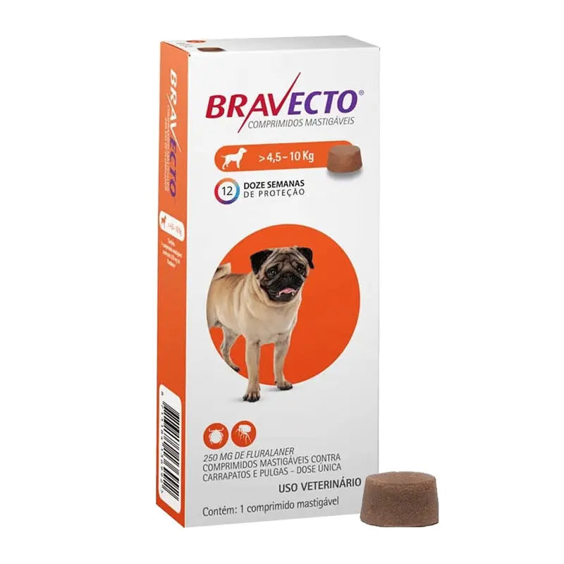 Bravecto  5 Kg a 10 Kg - 12 semanas