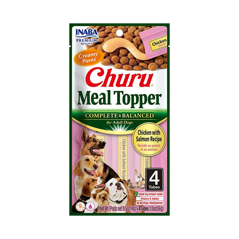 Nuevo * Dog Churu Meal Topper Pollo y Salmón