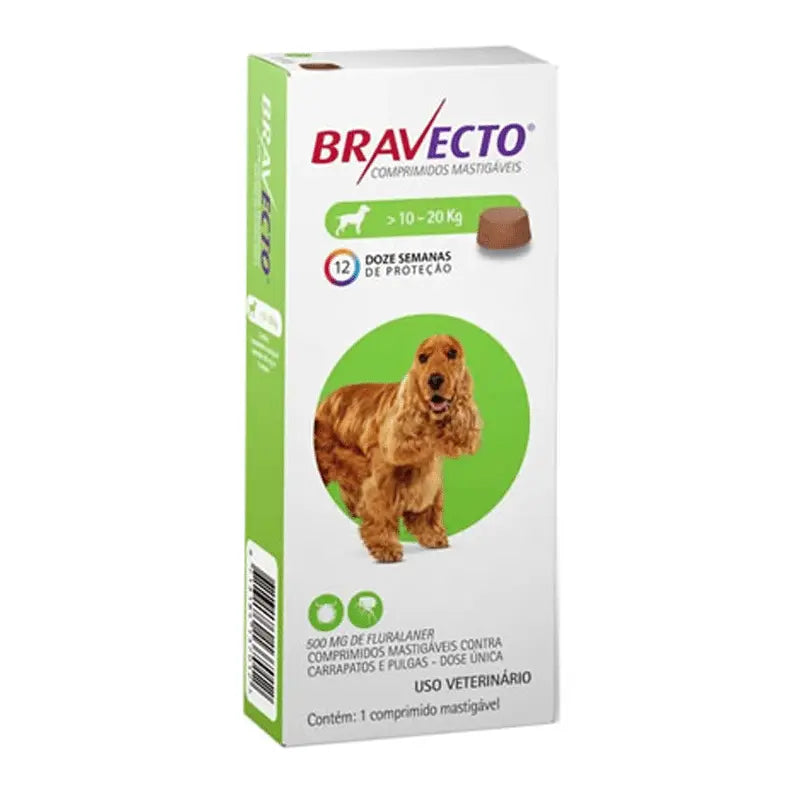 Bravecto 10 Kg a 20 Kg - 12 Semanas