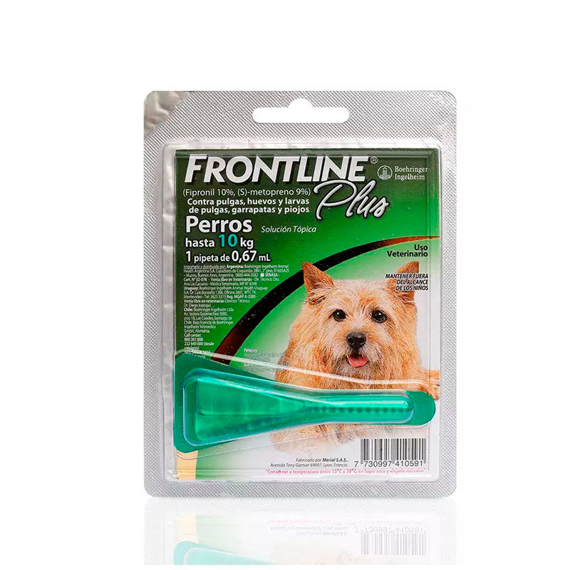 FrontLine Plus Perros hasta 10kg